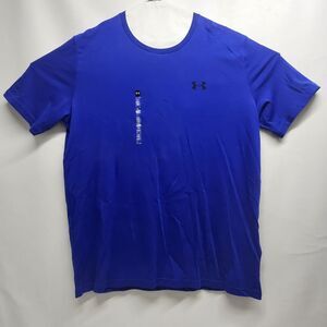 Under Armour Men’s Blue Short Sleeve Logo T‑Shirt Athletic UA Tee